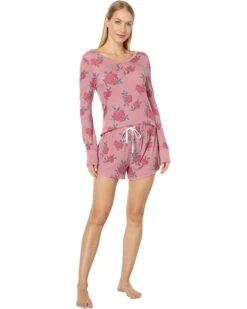 Honeydew Intimates Star Seeker Brushed Jersey Short Set