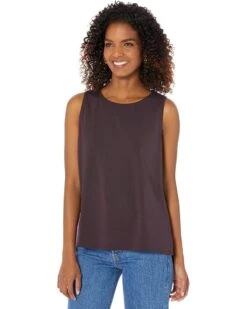 Eileen Fisher Jewel Neck Shell