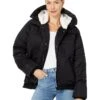 Avec Les Filles Cropped City Puffer Coat
