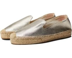 Soludos Leather Platform Smoking Slipper