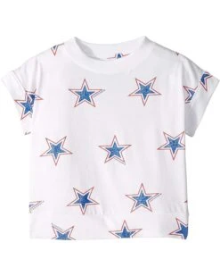 Converse Kids All Over Print Boxy Knit Top (Little Kids)