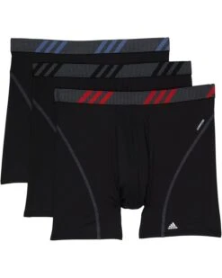 Adidas Sport Performance Mesh Boxer Brief Underwear 3-Pack
