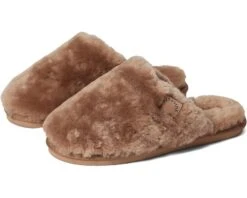 FIRESIDE By Dearfoams Shelly Beach Genuine Shearling Clog