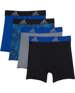 Adidas Kids Performance Graphic 4-Pack Boxer Brief (Big Kids)