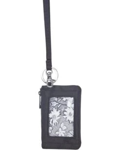 Vera Bradley Recycled Lighten Up Reactive Zip ID Case And Lanyard Combo