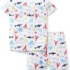 Janie And Jack Ocean Friends Short Tight Fit Sleepwear (Toddler/Little Kids/Big Kids)