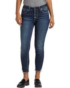 Silver Jeans Co. Suki Mid-Rise Skinny Crop Jeans L43972EAE463