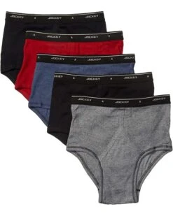 Jockey Classic Bonus Pack Full-Rise Brief (4-Pack + 1 Free)