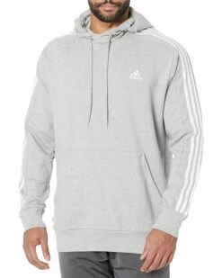 Adidas Big & Tall Essentials French Terry 3-Stripes Pullover Hoodie