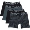Under Armour Kids 4-Pack Camo Cotton Boxer Set (Big Kids)