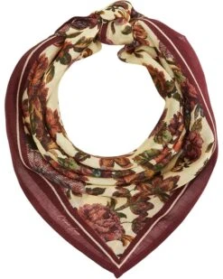 Chan Luu Floral Print Handkerchief