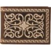 M&F Western Nocona Bifold Wallet Cream Embroidery