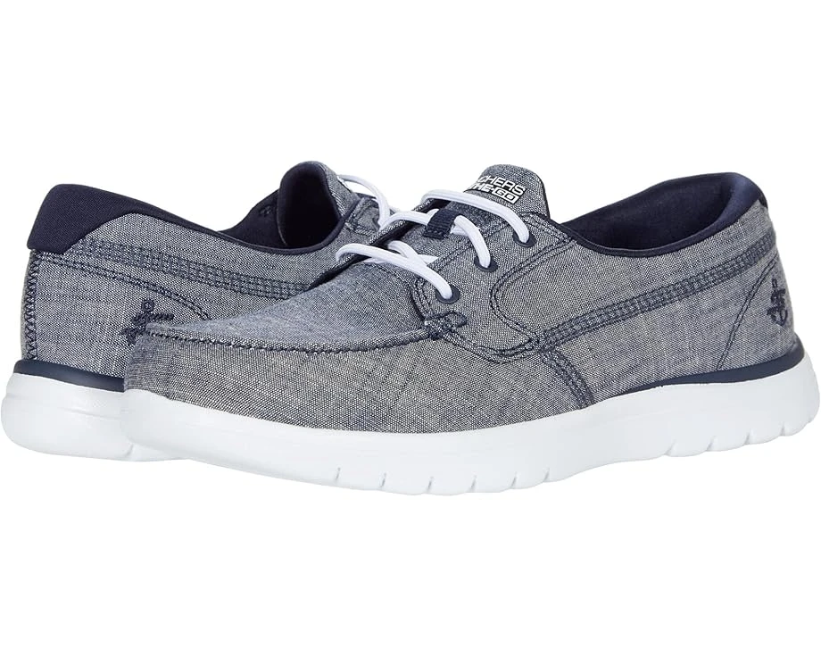 SKECHERS Performance On-The-Go Flex Linen Boat Shoe 1 SKECHERS Performance On-The-Go Flex Linen Boat Shoe