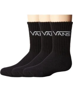 Vans Kids Classic Crew 3-Pair Pack (Toddler/Little Kid/Big Kid)