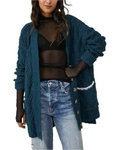Free People Montana Cable Cardi