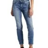 Silver Jeans Co. Boyfriend Mid-Rise Slim Leg Jeans L27170SJL267