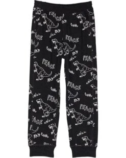 Chaser Kids Dino Jam Pants RPET Cozy Knit Beach Joggers (Toddler/Little Kids)