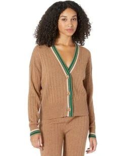 MONROW Sweater Rib Oversized Cardigan