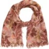 Chan Luu Cashmere And Silk Watercolor Floral Scarf