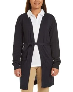 Nautica Junior's Uniform Wrap Cardigan Sweater