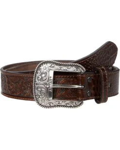 Ariat Embossed W/ Gator Print Billet Belt