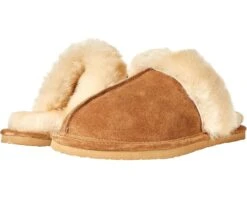 Minnetonka Sheepskin Slide