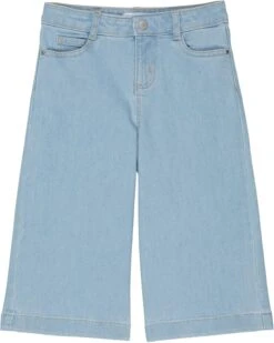 Janie And Jack Denim Wide Leg Crop Pants (Toddler/Little Kids/Big Kids)