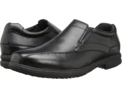 Nunn Bush Sanford Slip Resistant Bicycle Toe Work Slip-On