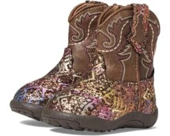 Roper Kids Cowbaby Glitter Aztec (Infant/Toddler)