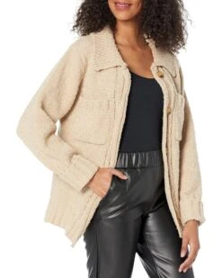 Line And Dot Lisa Button-Up Sweater