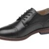 Johnston & Murphy Kids Conard Cap Toe (Little Kid/Big Kid)