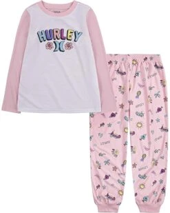 Hurley Kids Pajama Top And Pants Two-Piece Set (Little Kids/Big Kids)