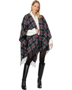 Draper James Oversized Scarf In Georgia Plaid