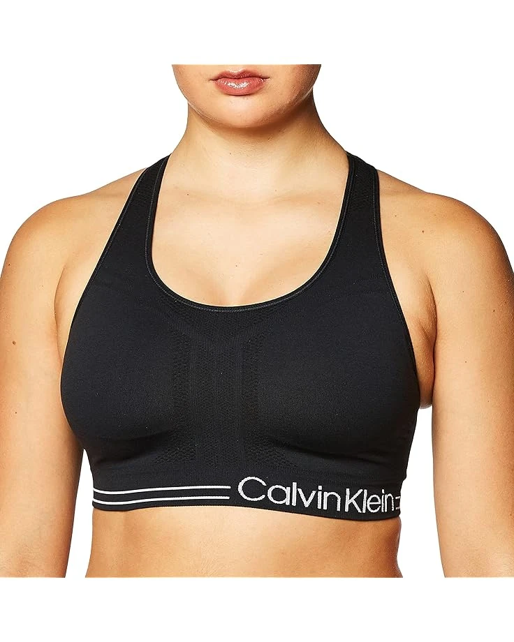 Calvin Klein Women's Premium Performance Moisture Wicking Medium Impact Sports Bra 1 Calvin Klein Women's Premium Performance Moisture Wicking Medium Impact Sports Bra