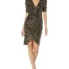 Calvin Klein All Over Sequin Ruched Dress