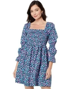 Lilly Pulitzer Beyonca Long Sleeve Smock Dress